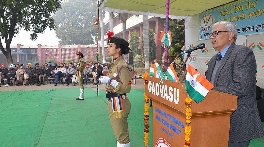 Celebration of Republic Day on 26-1-2015 